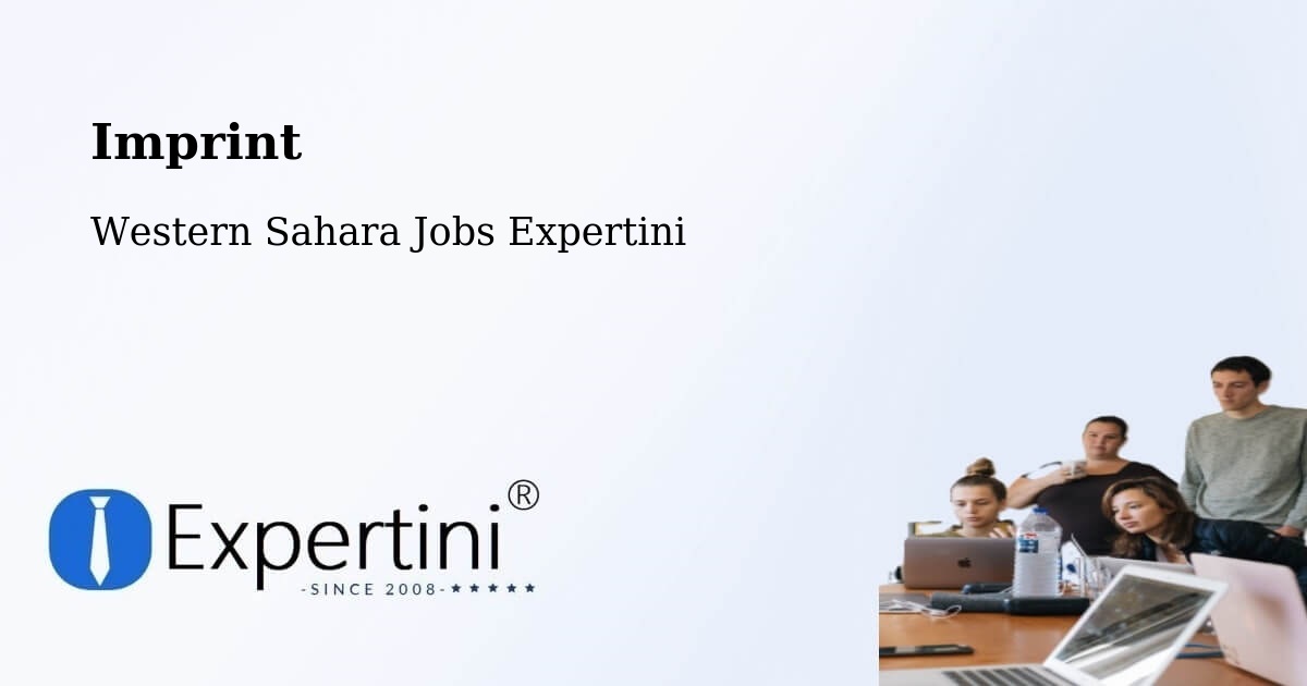 Imprint – Western Sahara - Western Sahara Jobs Expertini