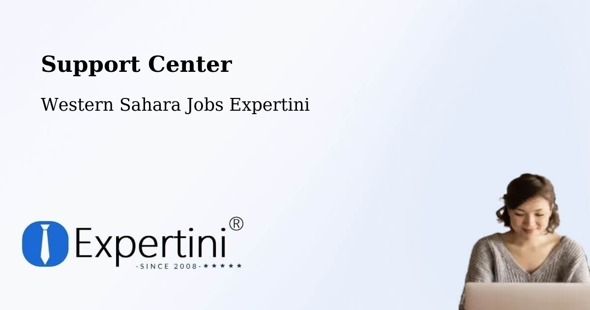 Support Services – Western Sahara - Western Sahara Jobs Expertini