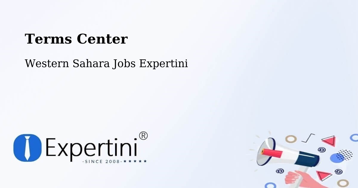 Terms of Service – Western Sahara - Western Sahara Jobs Expertini